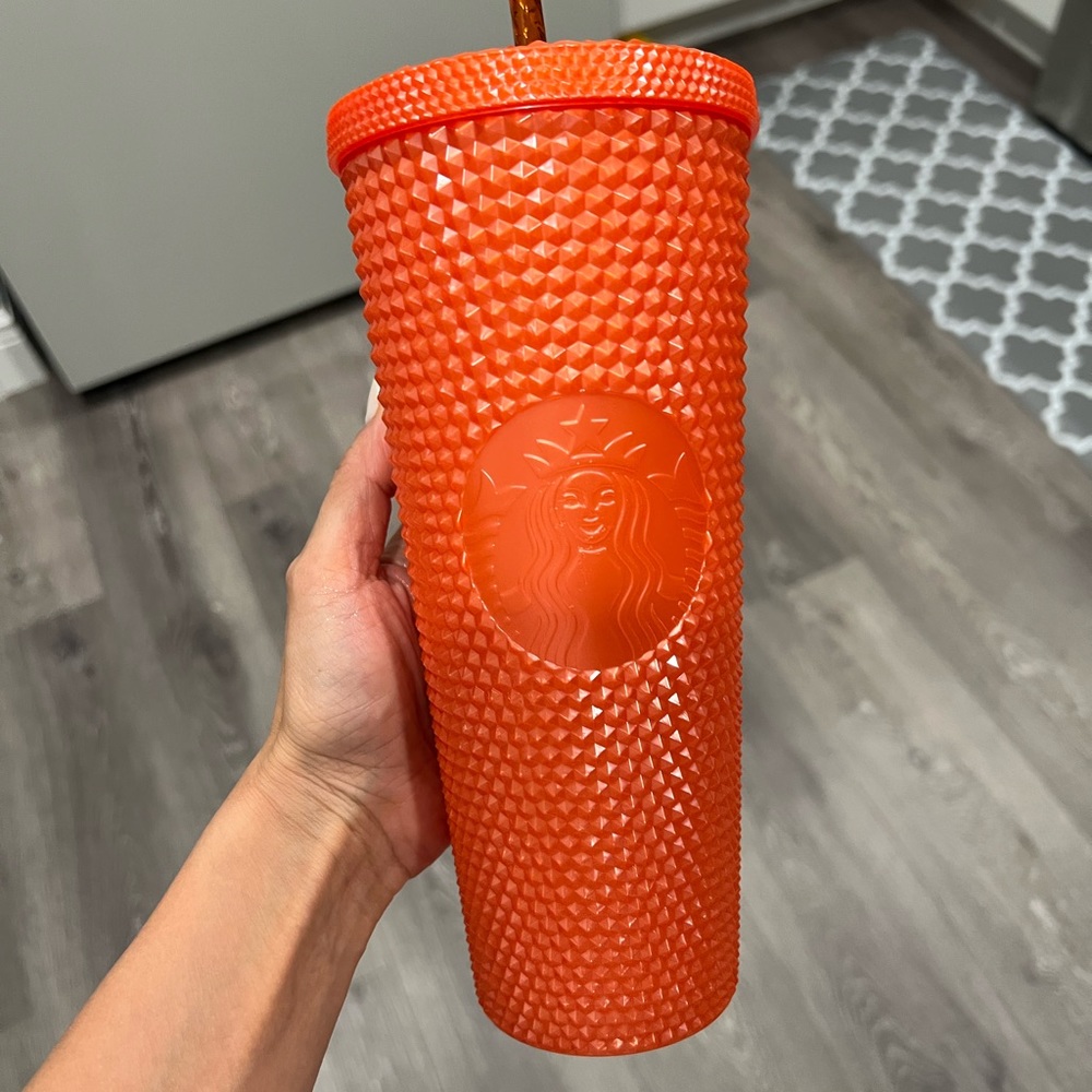 Starbucks Orange Studded Halloween Tumbler. Released September 22
